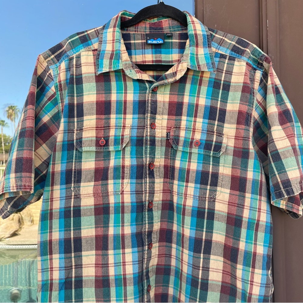 Kavu Men’s Plaid SS Shirt L